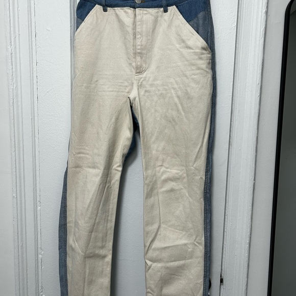 SEA New York Colorblock Straight Leg Jeans - Picture 6 of 7
